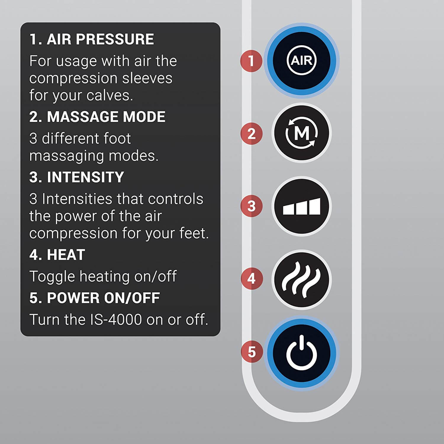 TruMedic InstaShiatsu Foot Massager with Air Compression & Heat