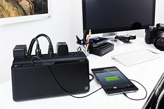 APC UPS Battery Backup & Surge Protector with USB Charger (BE600M1)