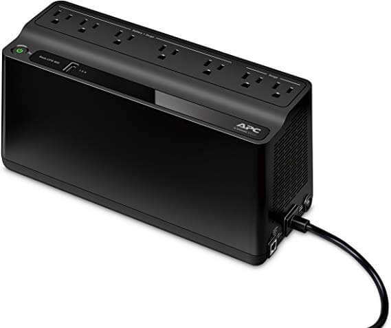 APC UPS Battery Backup & Surge Protector with USB Charger (BE600M1)