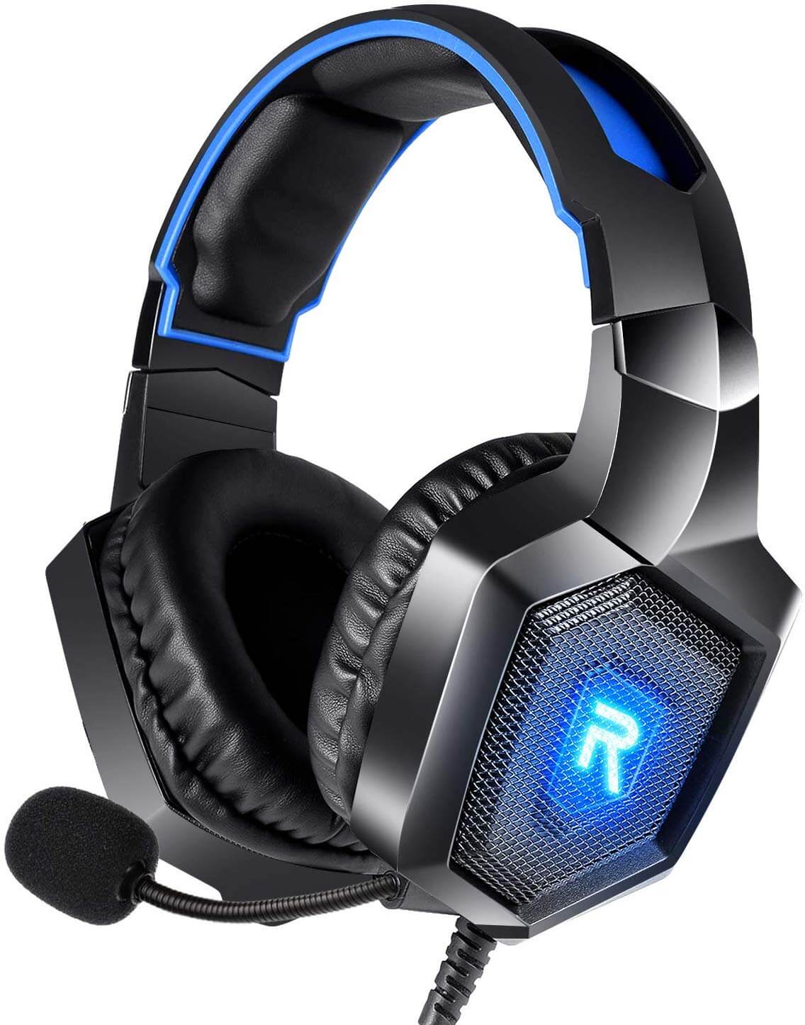 RUNMUS Gaming Headset for PS4, Xbox One, PC Headset w/ Surround Sound